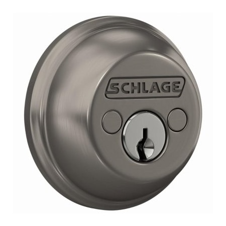 Schlage Lock Sat NI DBL Cyl Deadbolt B62NG619